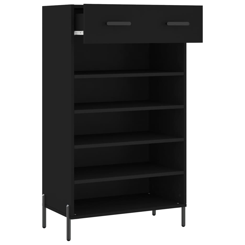 Sapateira 60x35x105 cm derivados de madeira preto