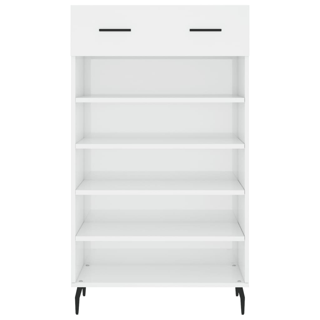Sapateira 60x35x105 cm derivados de madeira branco brilhante
