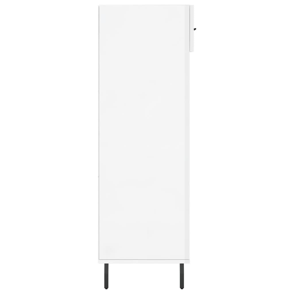Sapateira 60x35x105 cm derivados de madeira branco brilhante
