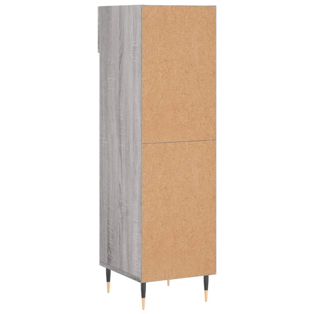 Sapateira 30x35x105 cm derivados de madeira cinzento sonoma