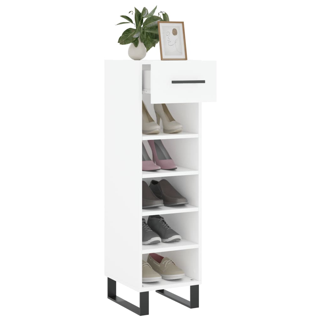 Sapateira 30x35x105 cm derivados de madeira branco