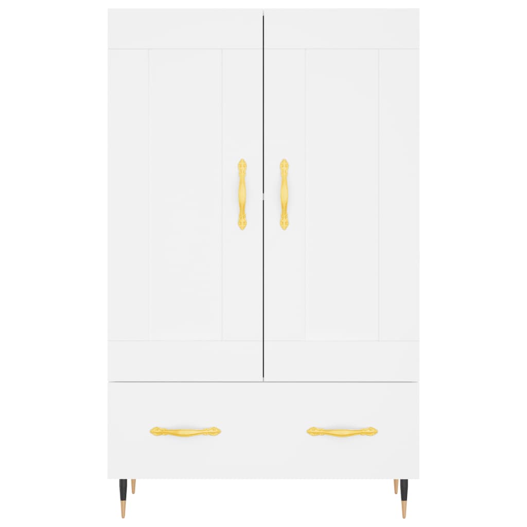 Aparador alto 69,5x31x115 cm derivados de madeira branco
