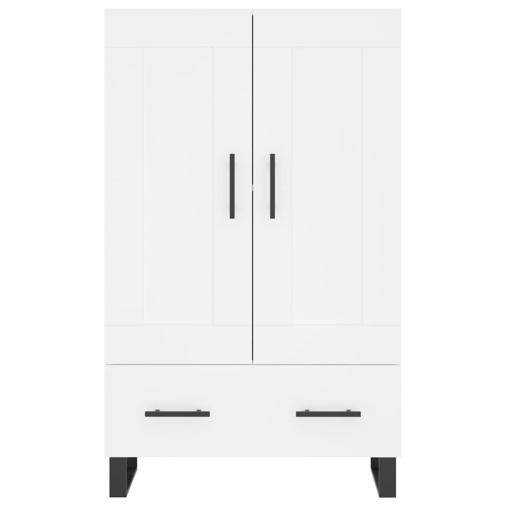 Aparador alto 69,5x31x115 cm derivados de madeira branco