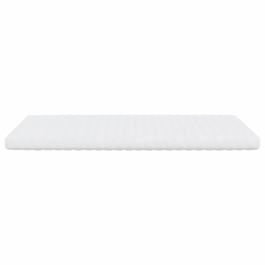 Colchão de espuma 140x190 cm 7 zonas dureza 20 ILD branco