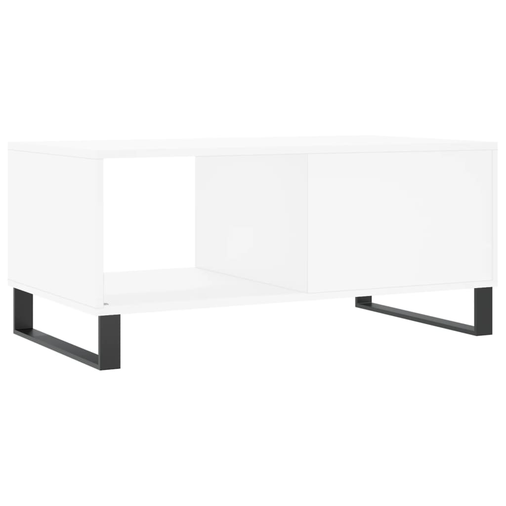Mesa de centro 90x50x40 cm madeira processada branco