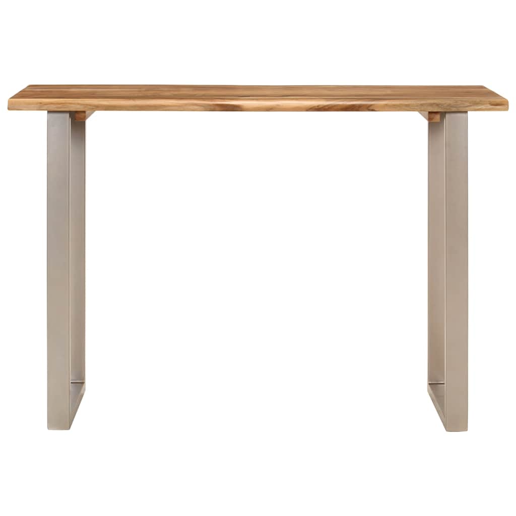 Mesa de jantar 110x50x76 cm madeira de acácia maciça