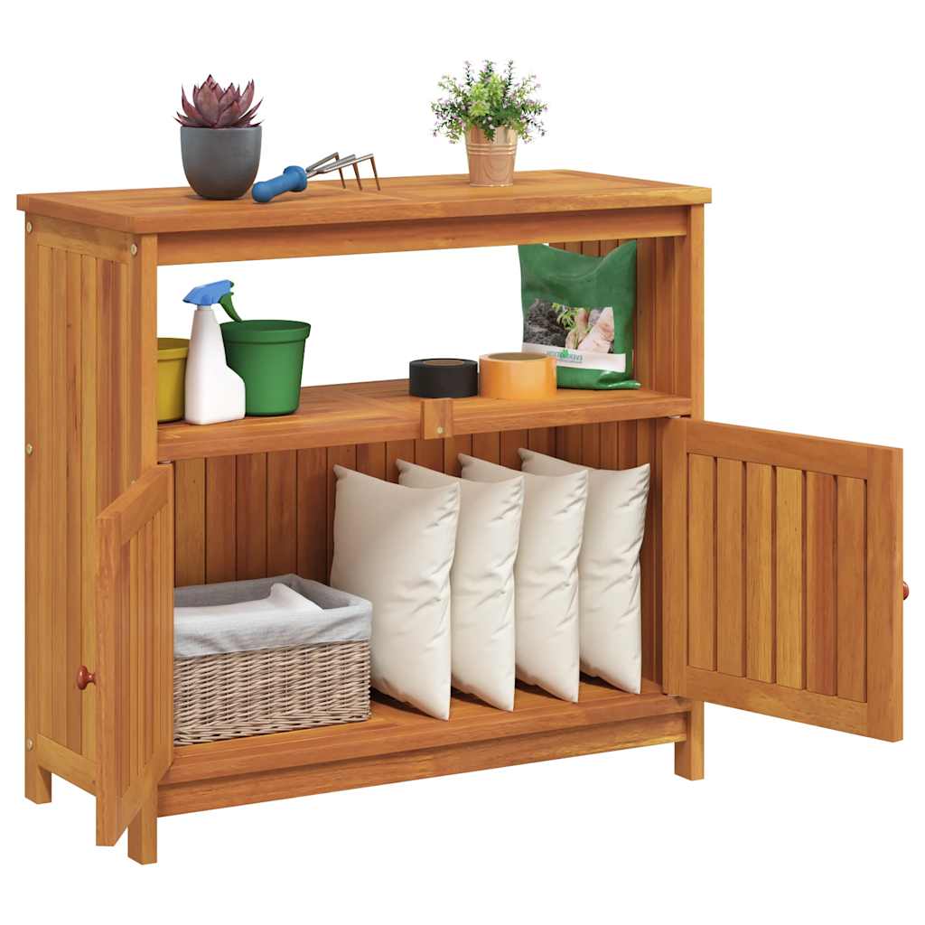 Mesa consola para jardim 80x35x75 cm madeira de acácia maciça