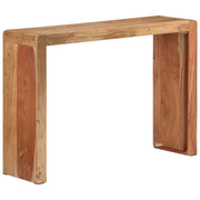 Mesa consola 110x30x76 cm madeira de acácia maciça