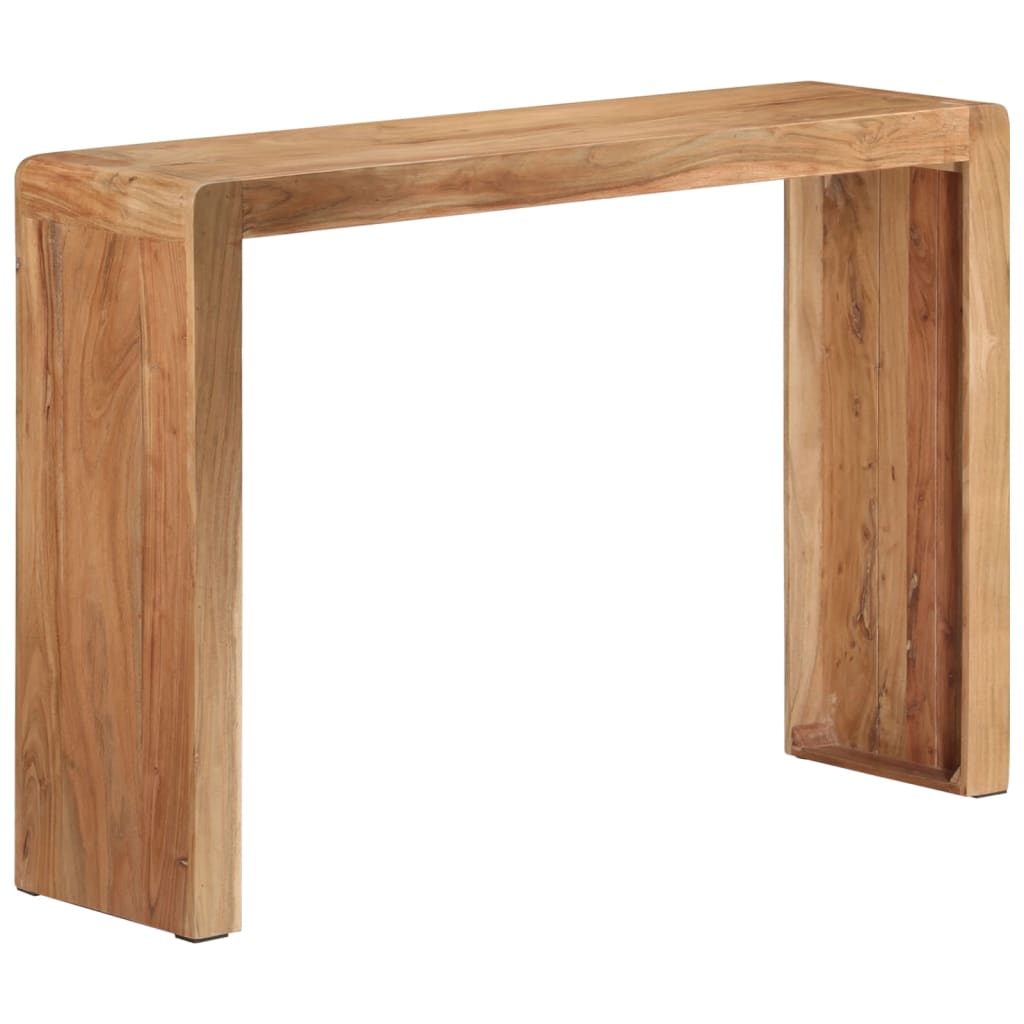 Mesa consola 110x30x76 cm madeira de acácia maciça