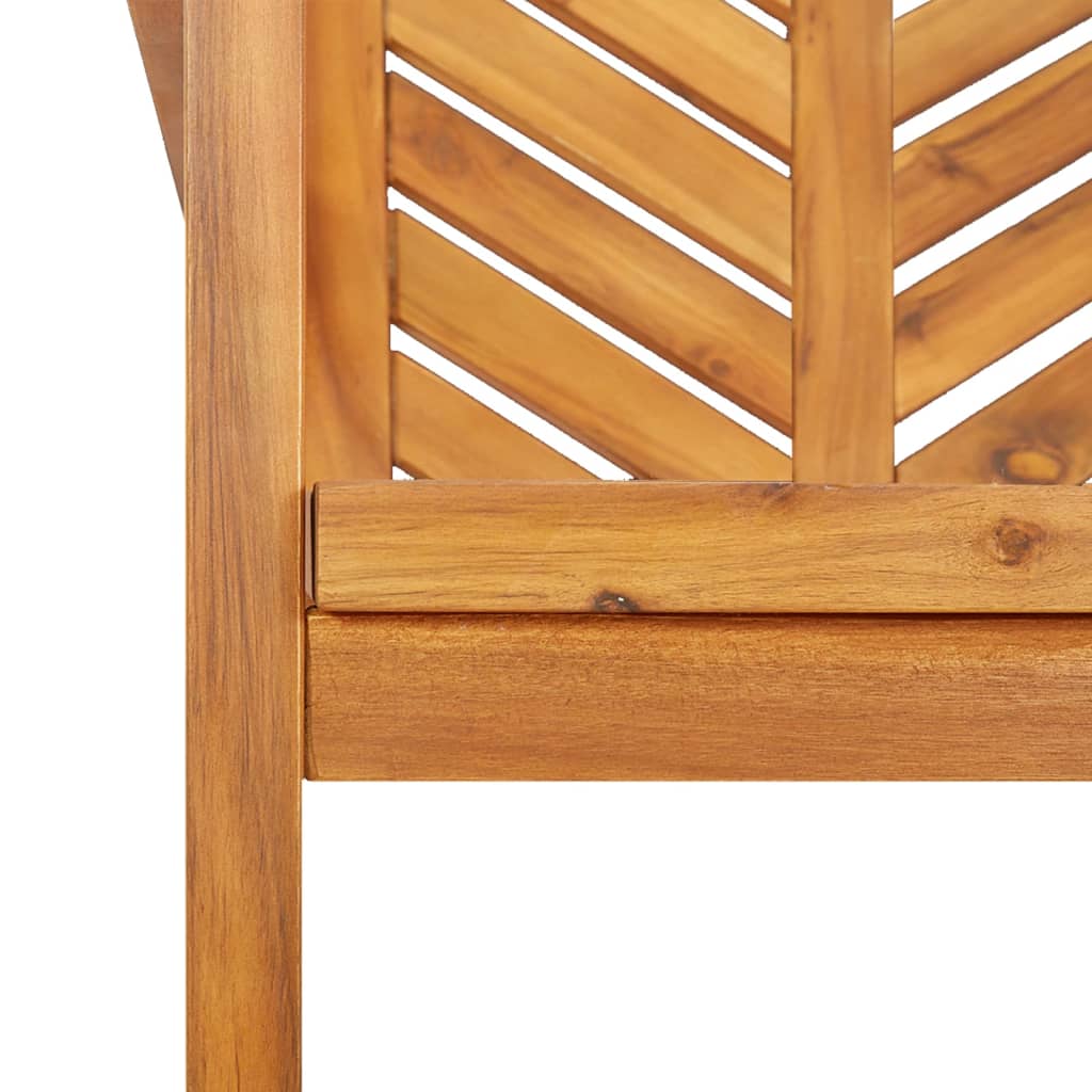 Cadeiras de jantar para jardim 3 pcs acácia maciça