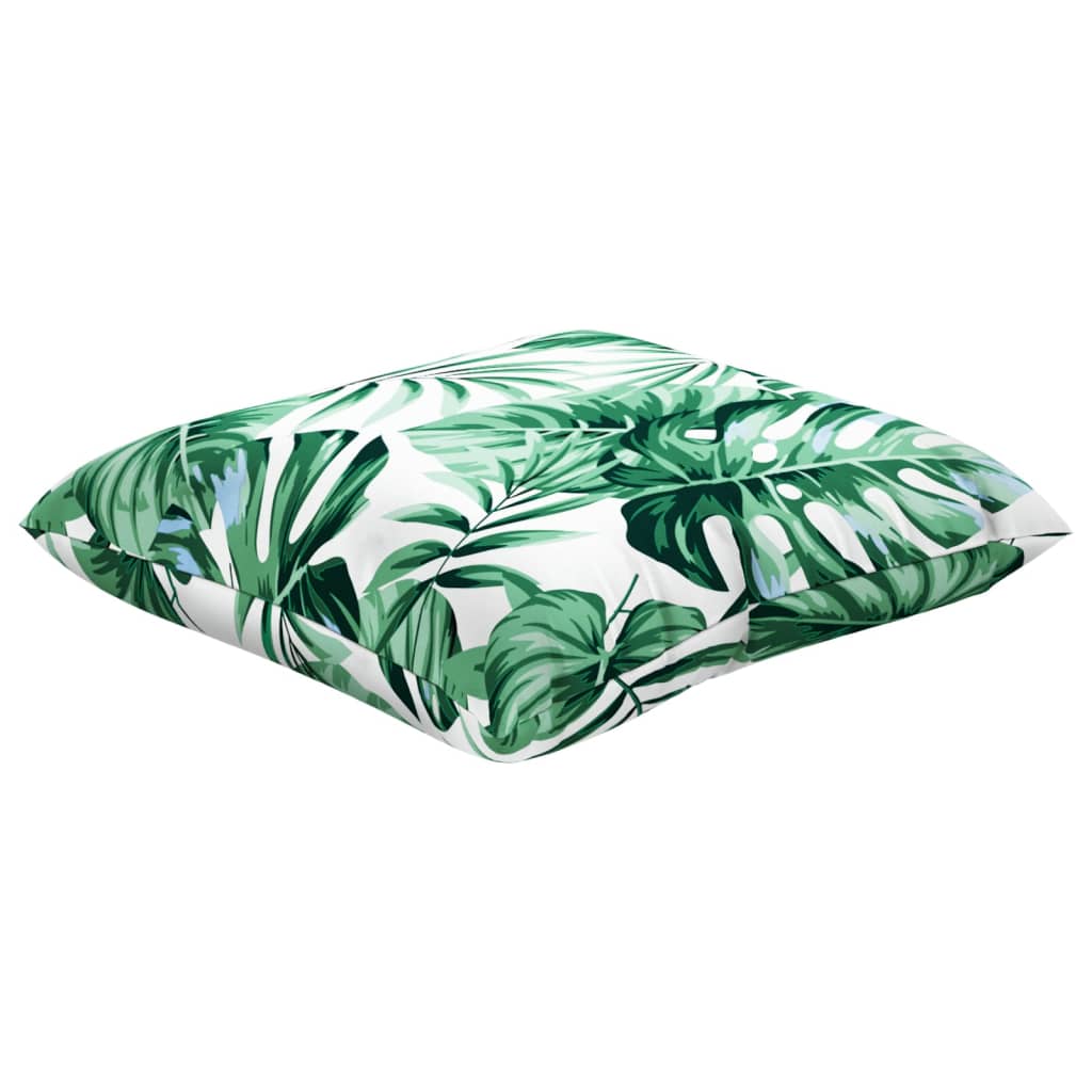 Almofadas de sofá 4 pcs 40x40 cm tecido padrão de folhas