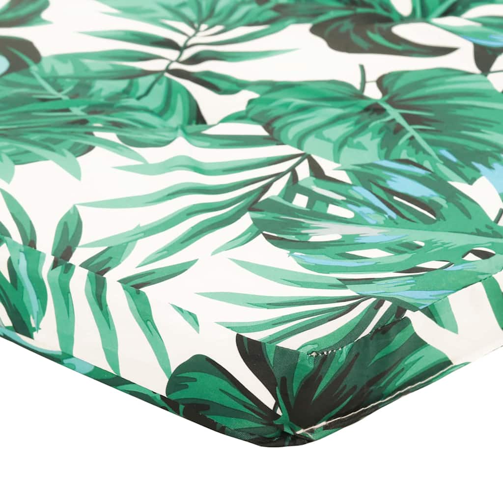 Almofada de Cadeira 2 pcs Verde 58 x 77 x 4.5 cm Tecido Oxford