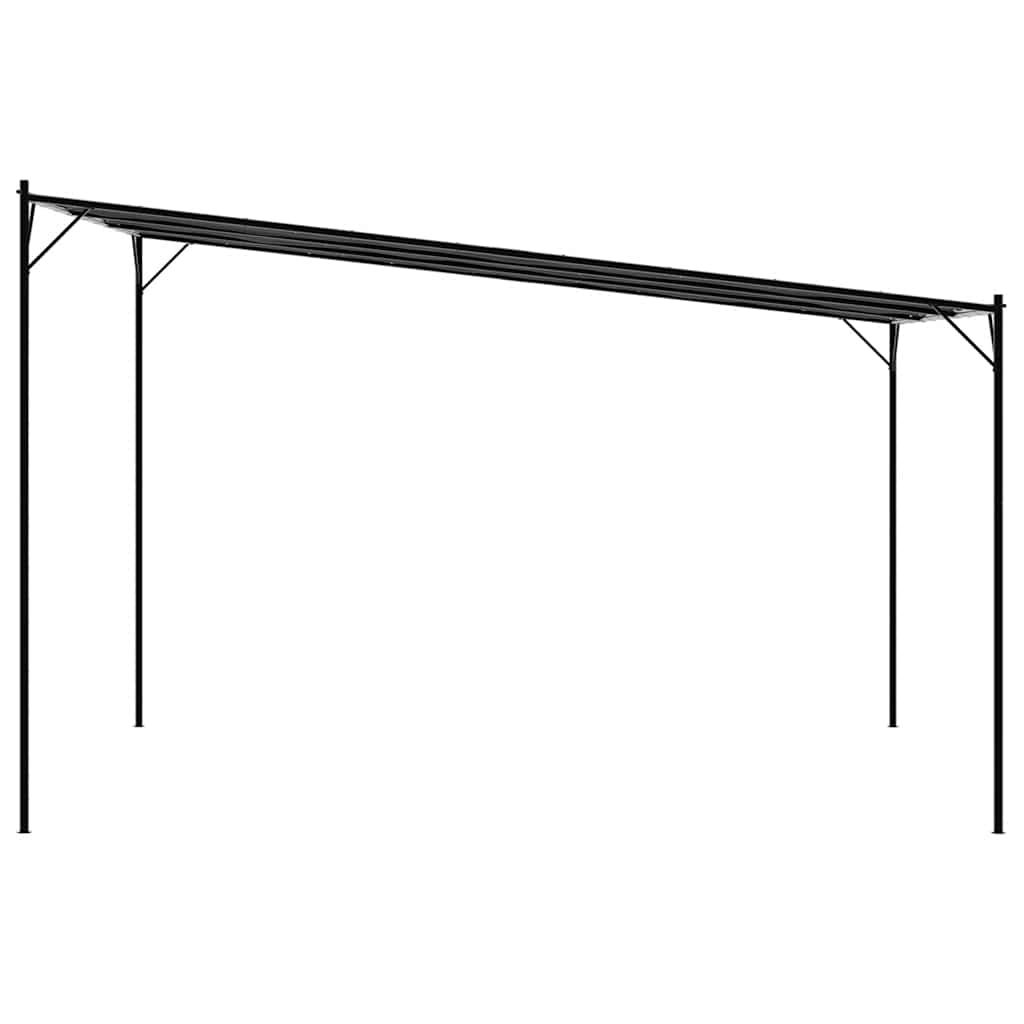 Gazebo 4x4 m 180 g/m² tecido e aço antracite