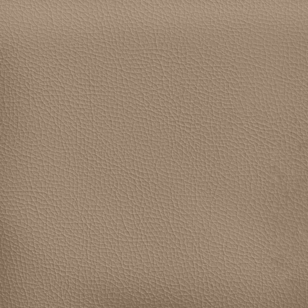 Sofá-cama c/ suporte para copos couro artificial cor cappuccino