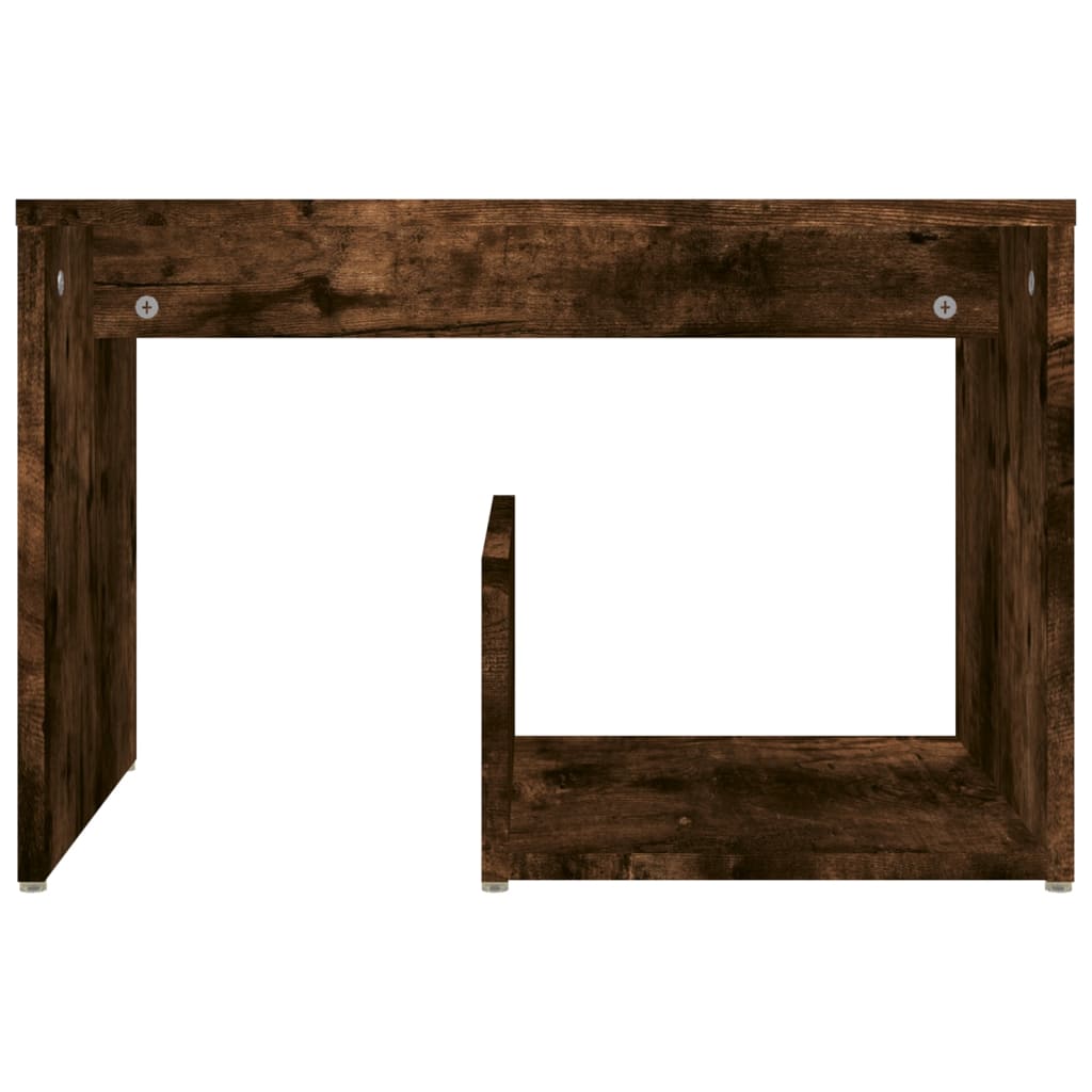 Mesa de apoio 59x36x38 cm derivados de madeira cinzento sonoma