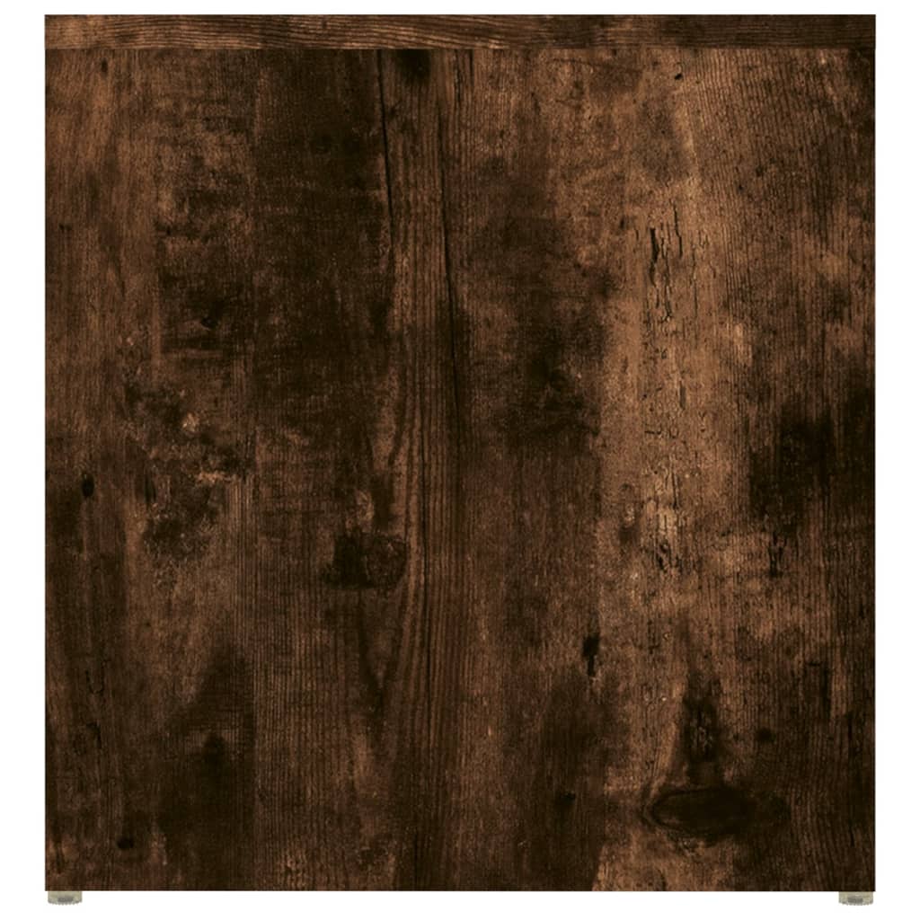 Mesa de apoio 59x36x38 cm derivados de madeira cinzento sonoma