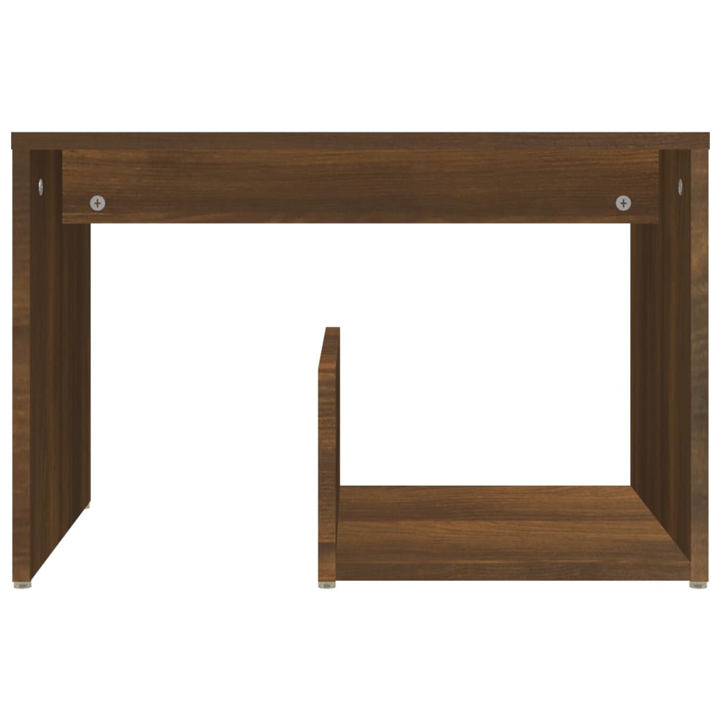 Mesa de apoio 59x36x38 cm derivados de madeira cinzento sonoma
