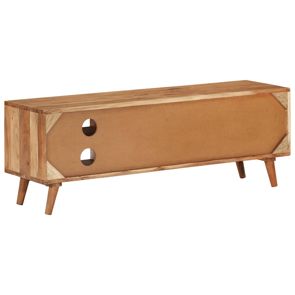 Móvel de TV 112x30x40 cm madeira de acácia maciça