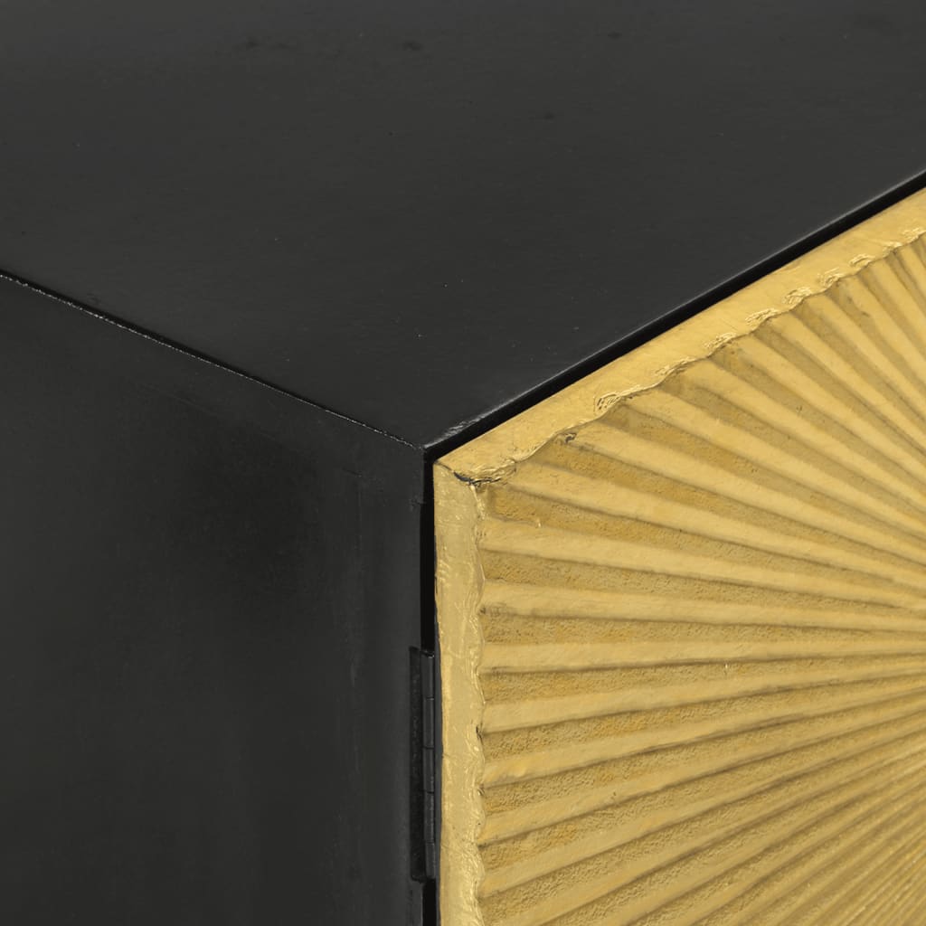 Móvel de TV 110x30x45 cm madeira de mangueira maciça