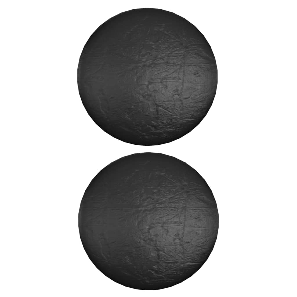 Capas p/ espreguiçadeira ilha 2 pcs 10 ilhós Ø236x67 cm redondo