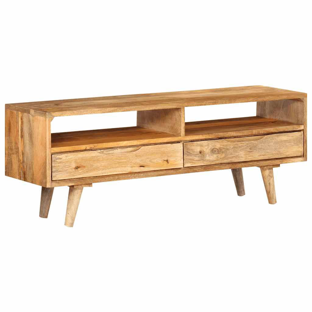 Móvel de TV 110x30x41 cm madeira de mangueira maciça