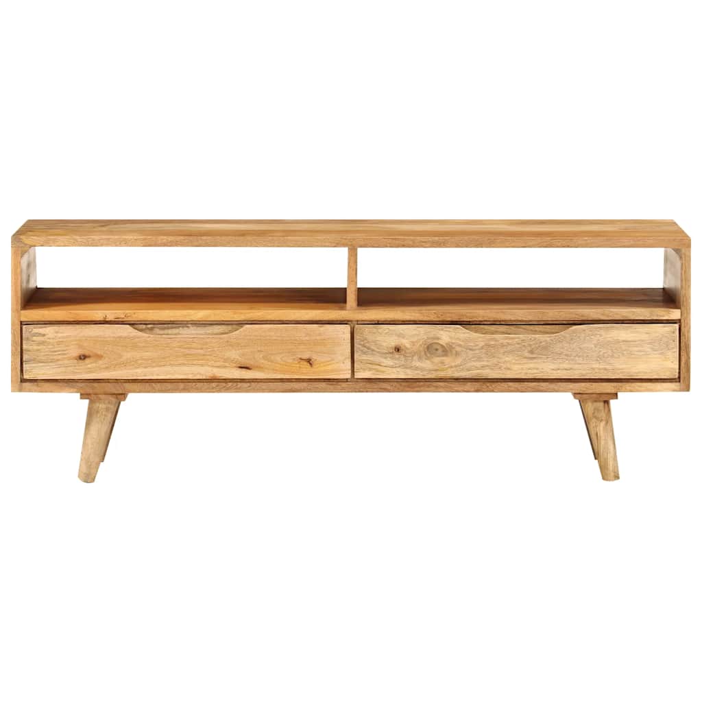Móvel de TV 110x30x41 cm madeira de mangueira maciça