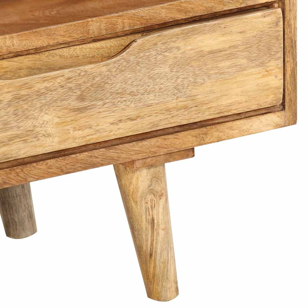 Móvel de TV 110x30x41 cm madeira de mangueira maciça