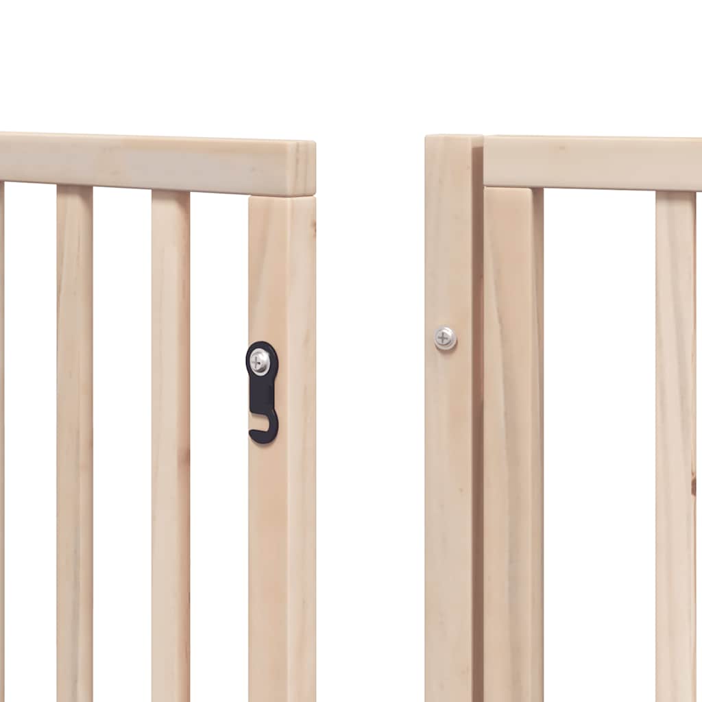 Portão para cães com porta dobrável 12 painéis 600 cm álamo