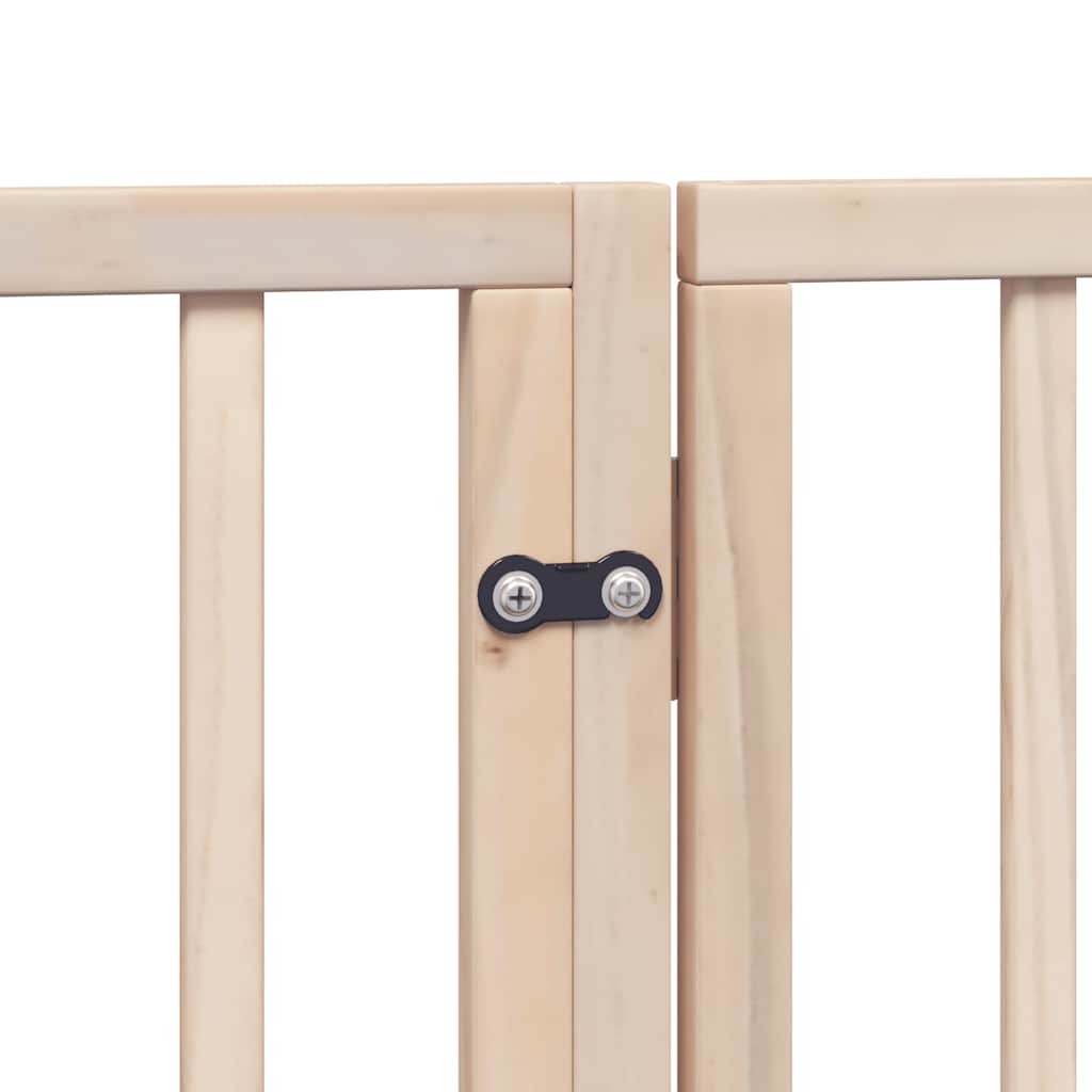 Portão para cães com porta dobrável 15 painéis 750 cm álamo