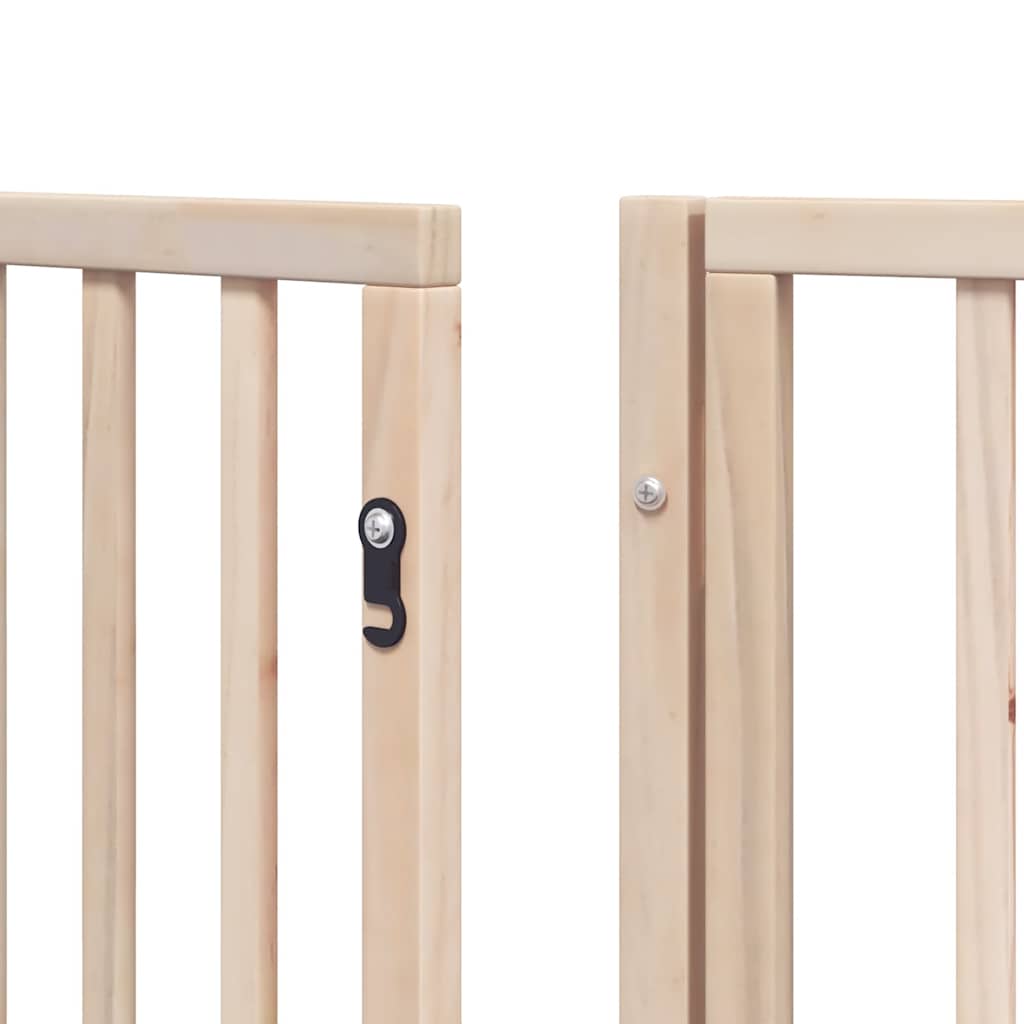 Portão para cães com porta dobrável 15 painéis 750 cm álamo