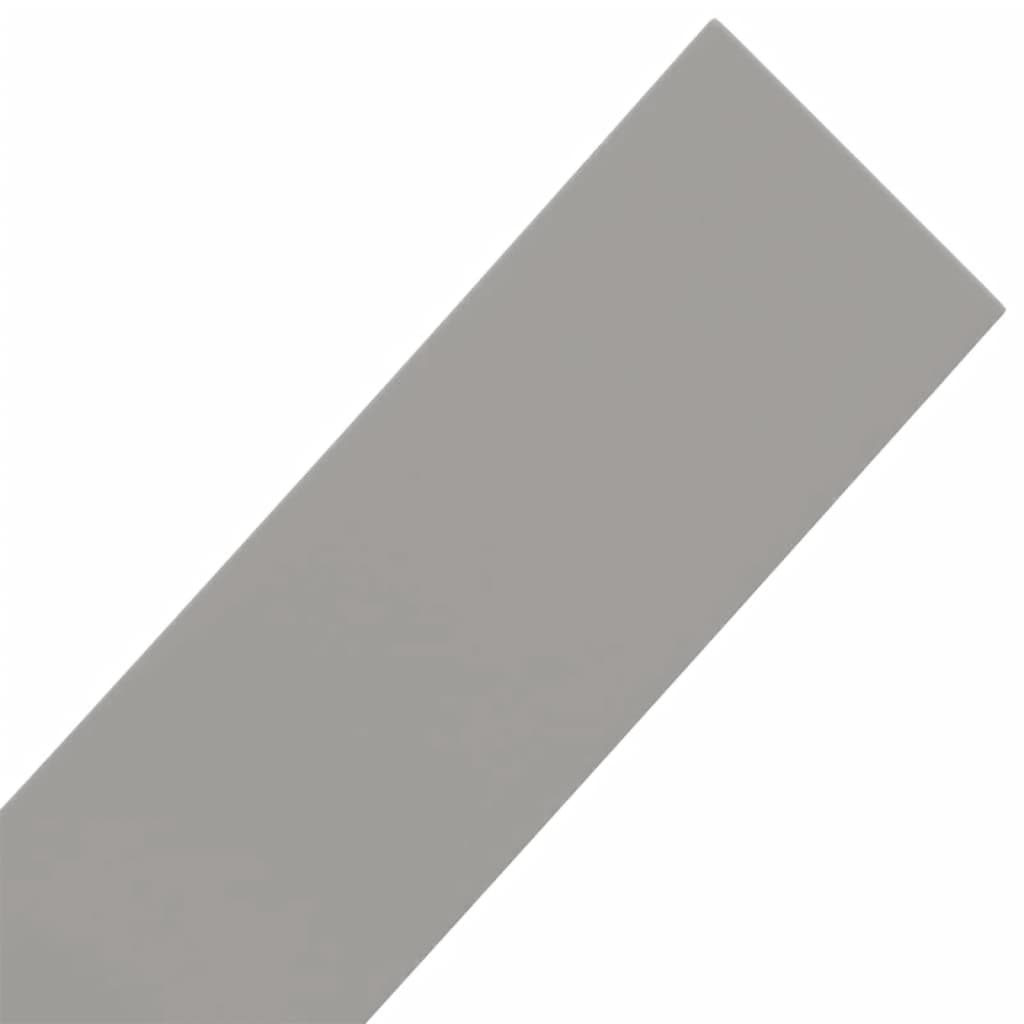 Bordas de jardim 3 pcs 10 m 10 cm polietileno cinzento