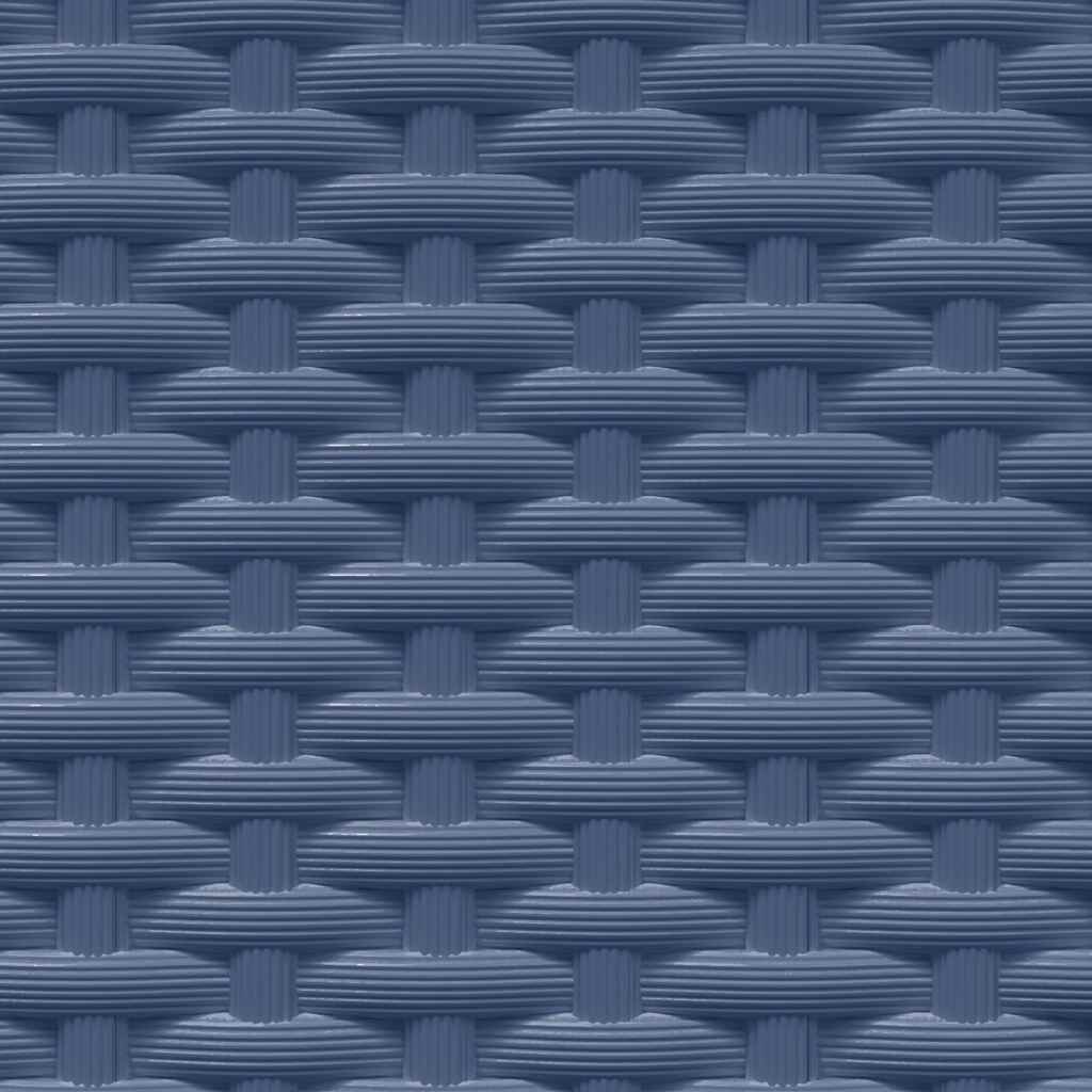 Vasos/floreiras 2 pcs 30x30x37 cm polipropileno cinzento azul