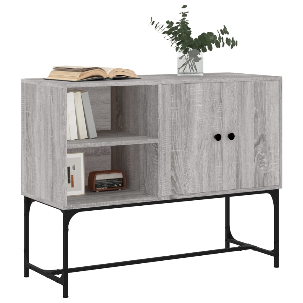 Aparador 100x40x79,5 cm derivados de madeira cinzento sonoma