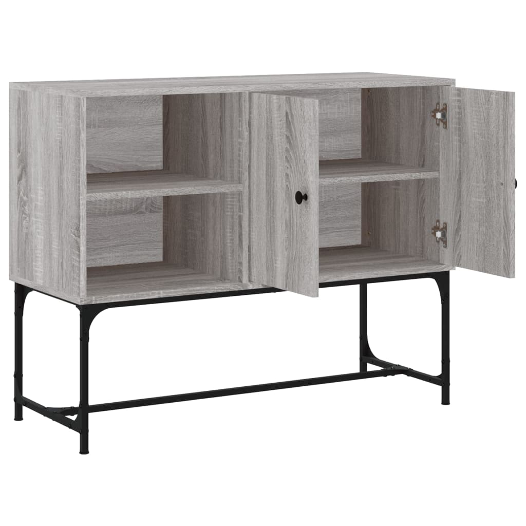 Aparador 100x40x79,5 cm derivados de madeira cinzento sonoma