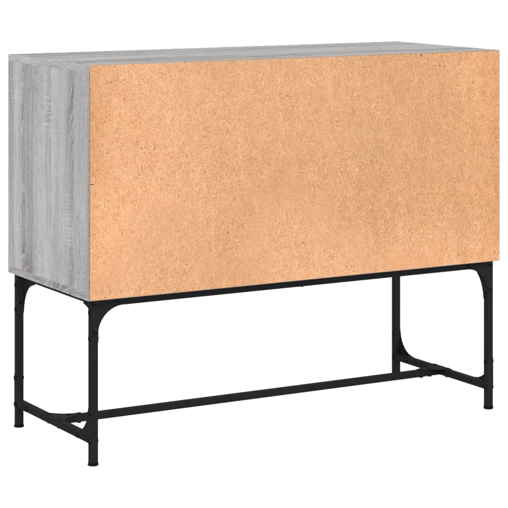 Aparador 100x40x79,5 cm derivados de madeira cinzento sonoma