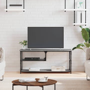 Móvel de TV 103x38x46,5 cm derivados madeira/aço cinza sonoma