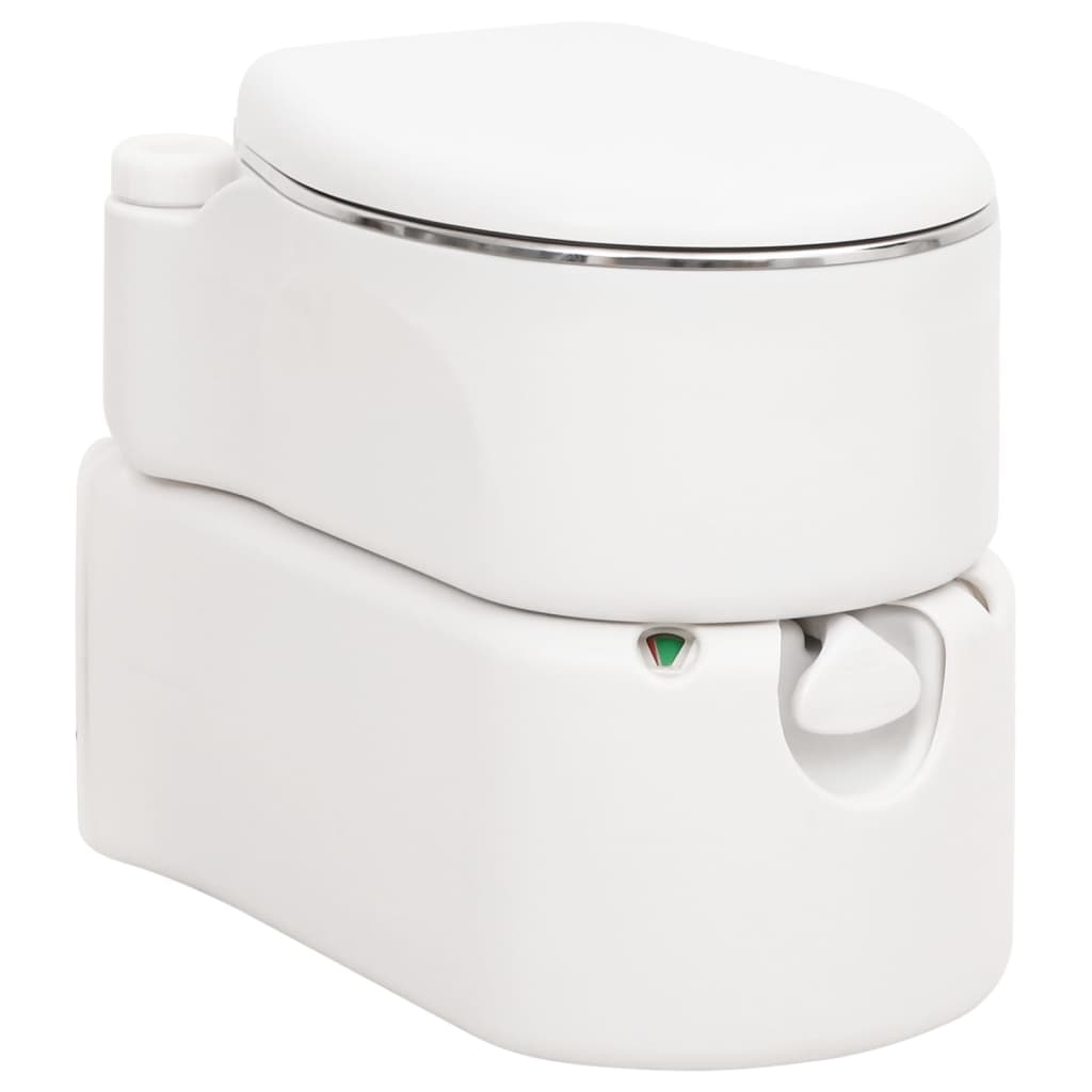 Sanita integrada p/ campismo 24+17 L PEAD e aço branco