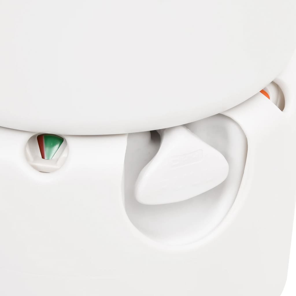 Sanita integrada p/ campismo 24+17 L PEAD e aço branco