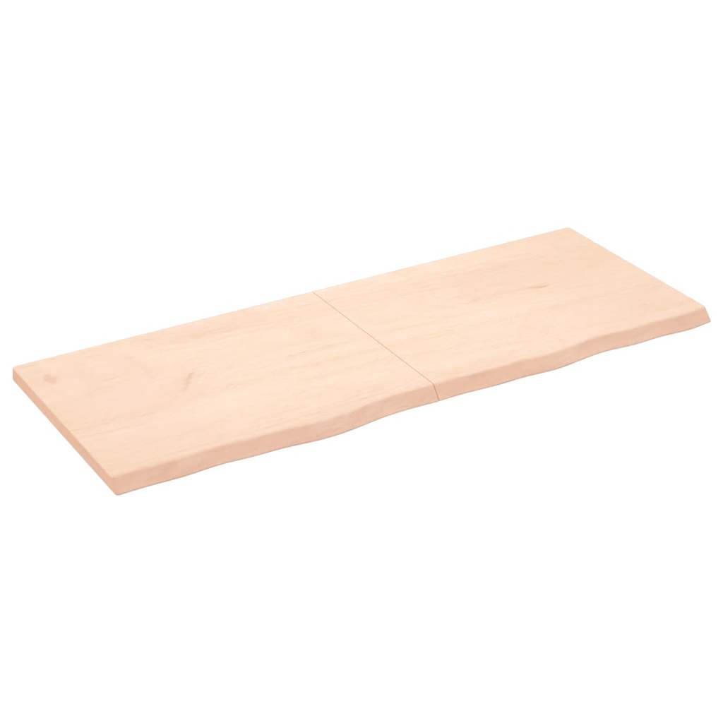 Prateleira de parede 160x60x(2-4)cm carvalho maciço não tratado