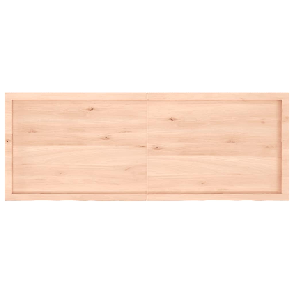 Prateleira de parede 160x60x(2-4)cm carvalho maciço não tratado