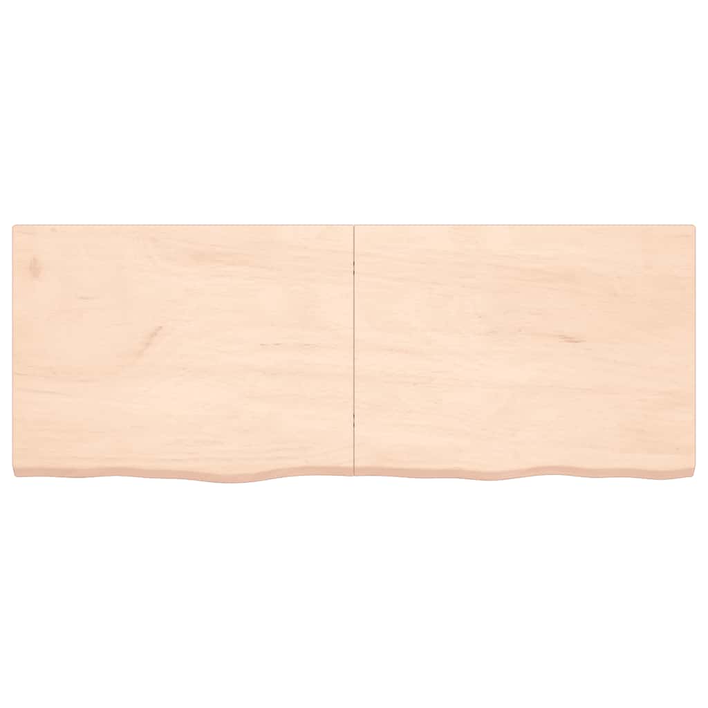 Prateleira de parede 160x60x(2-4)cm carvalho maciço não tratado