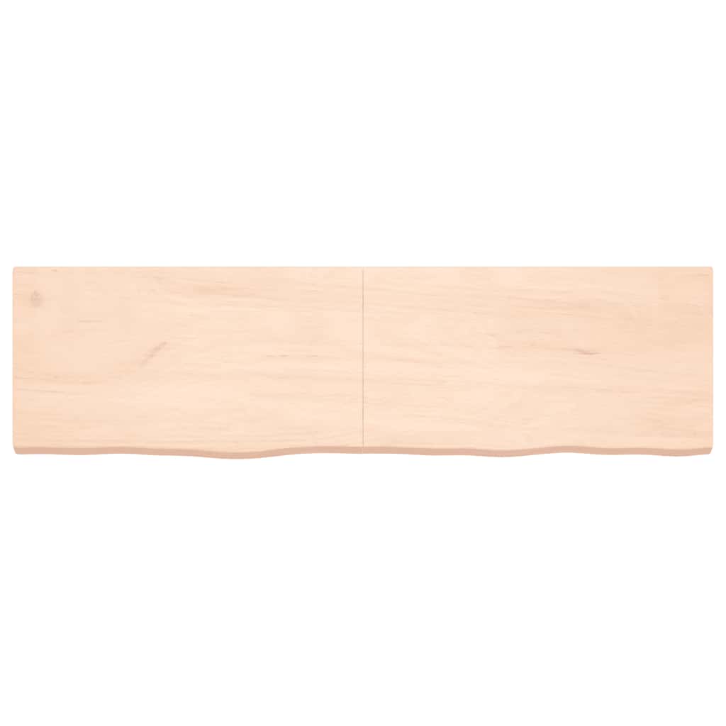 Prateleira de parede 180x50x(2-6)cm carvalho maciço não tratado