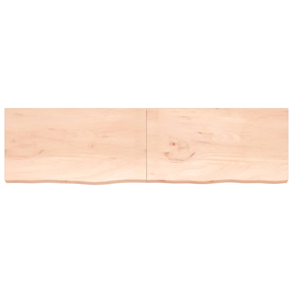 Prateleira de parede 220x60x(2-6)cm carvalho maciço não tratado