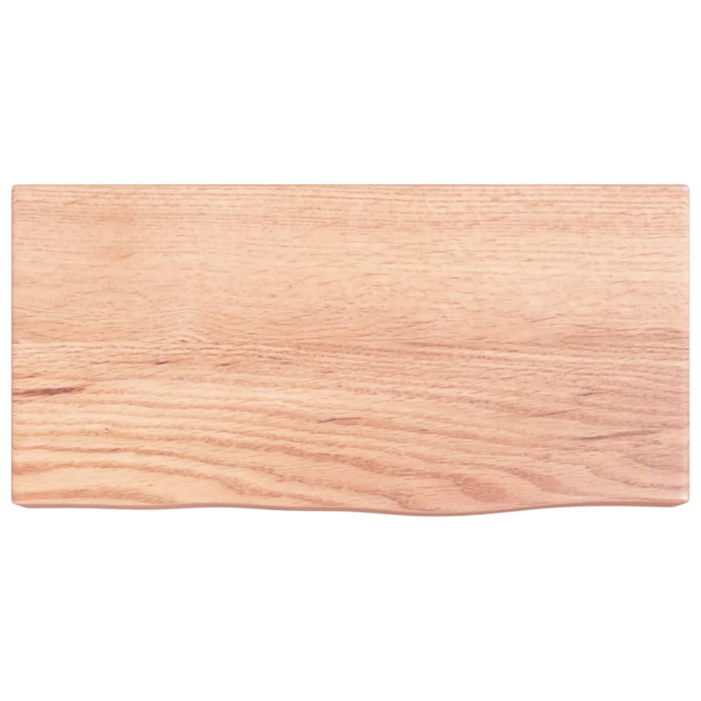 Prateleira de parede 40x20x6 cm carvalho tratado castanho-claro