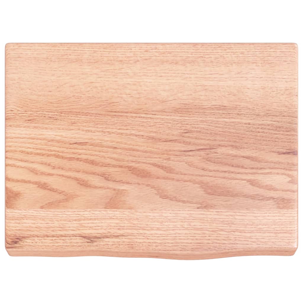 Prateleira de parede 40x30x(2-4) cm carvalho tratado castanho