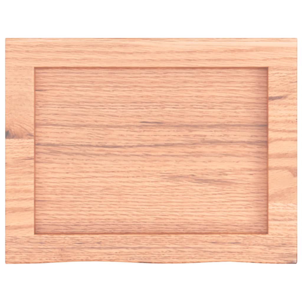 Prateleira de parede 40x30x(2-4) cm carvalho tratado castanho
