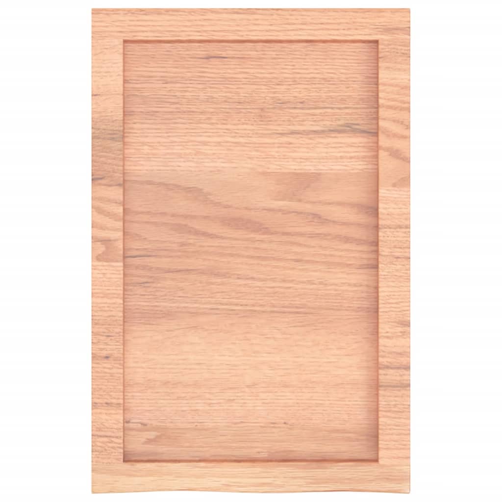 Prateleira de parede 40x60x(2-4) cm carvalho tratado castanho