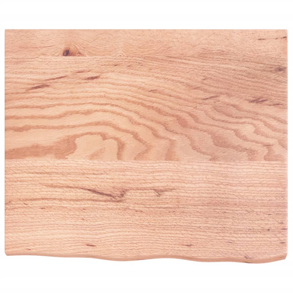Prateleira de parede 60x50x(2-4) cm carvalho tratado castanho
