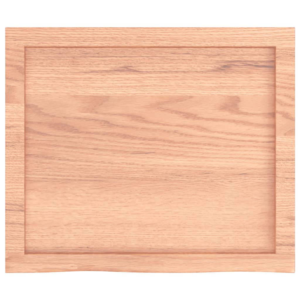 Prateleira de parede 60x50x(2-4) cm carvalho tratado castanho