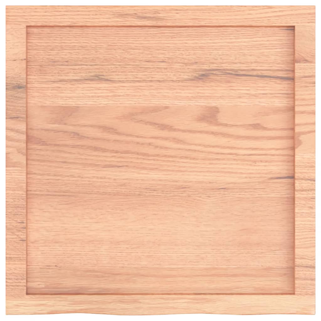 Prateleira de parede 60x60x(2-4) cm carvalho tratado castanho